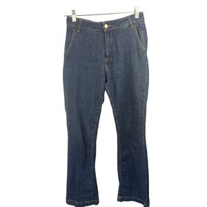 OAT‎ New York High Rise Flare Jeans SZ 4/27 Modern Contemporary